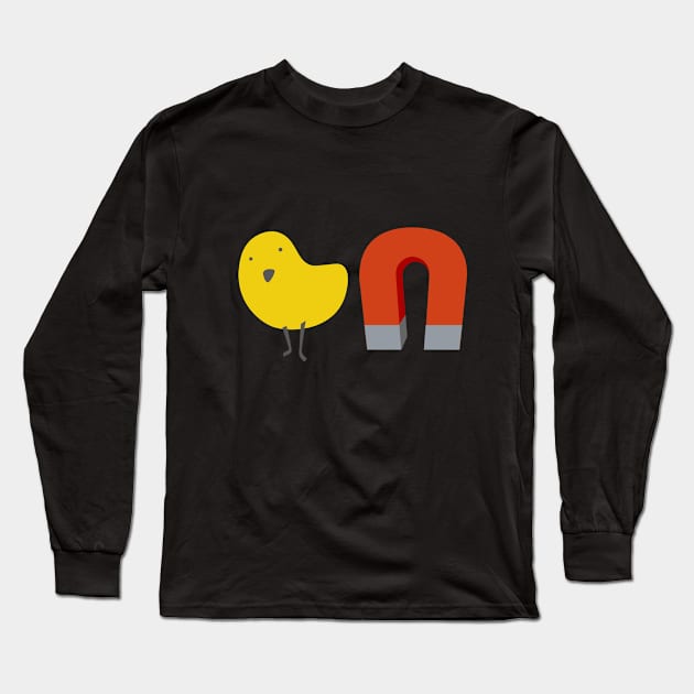 Chick Magnet Long Sleeve T-Shirt by blueavocado